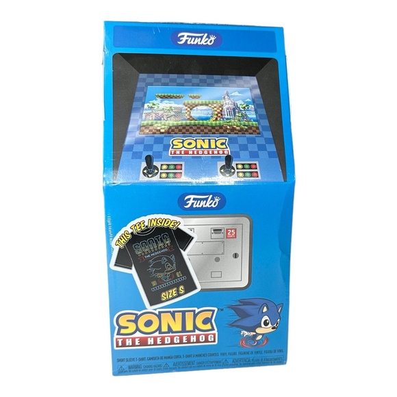 Funko Pop! Tees Sonic The Hedgehog Pop & Tee Set Small - Picture 1 of 4